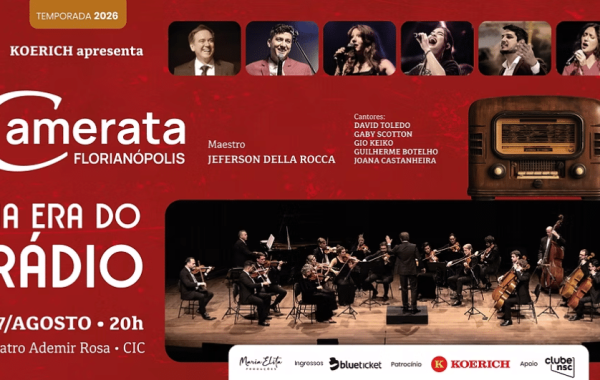 Camerata Florianópolis apresenta “Na Era do Rádio” no CIC
