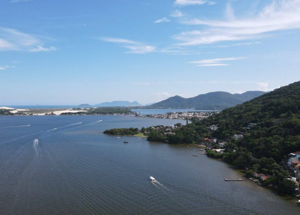 Vista aérea Lagoa da Conceição