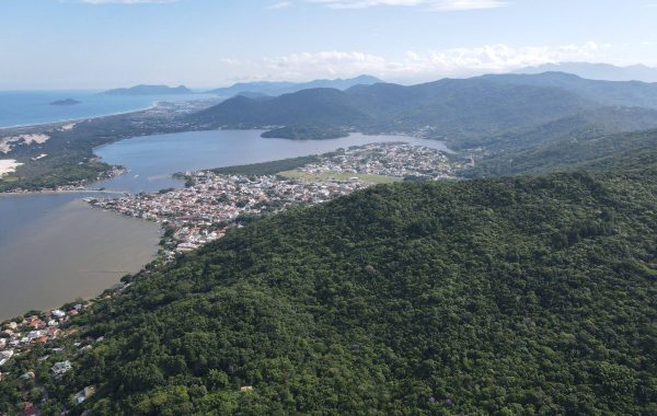 Vista aérea Lagoa da Conceição