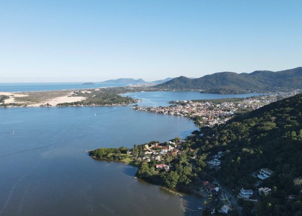 Vista aérea Lagoa da Conceição
