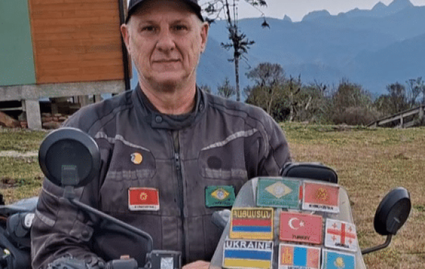 Palestra Volta ao Mundo de Moto com Toco Lenzi